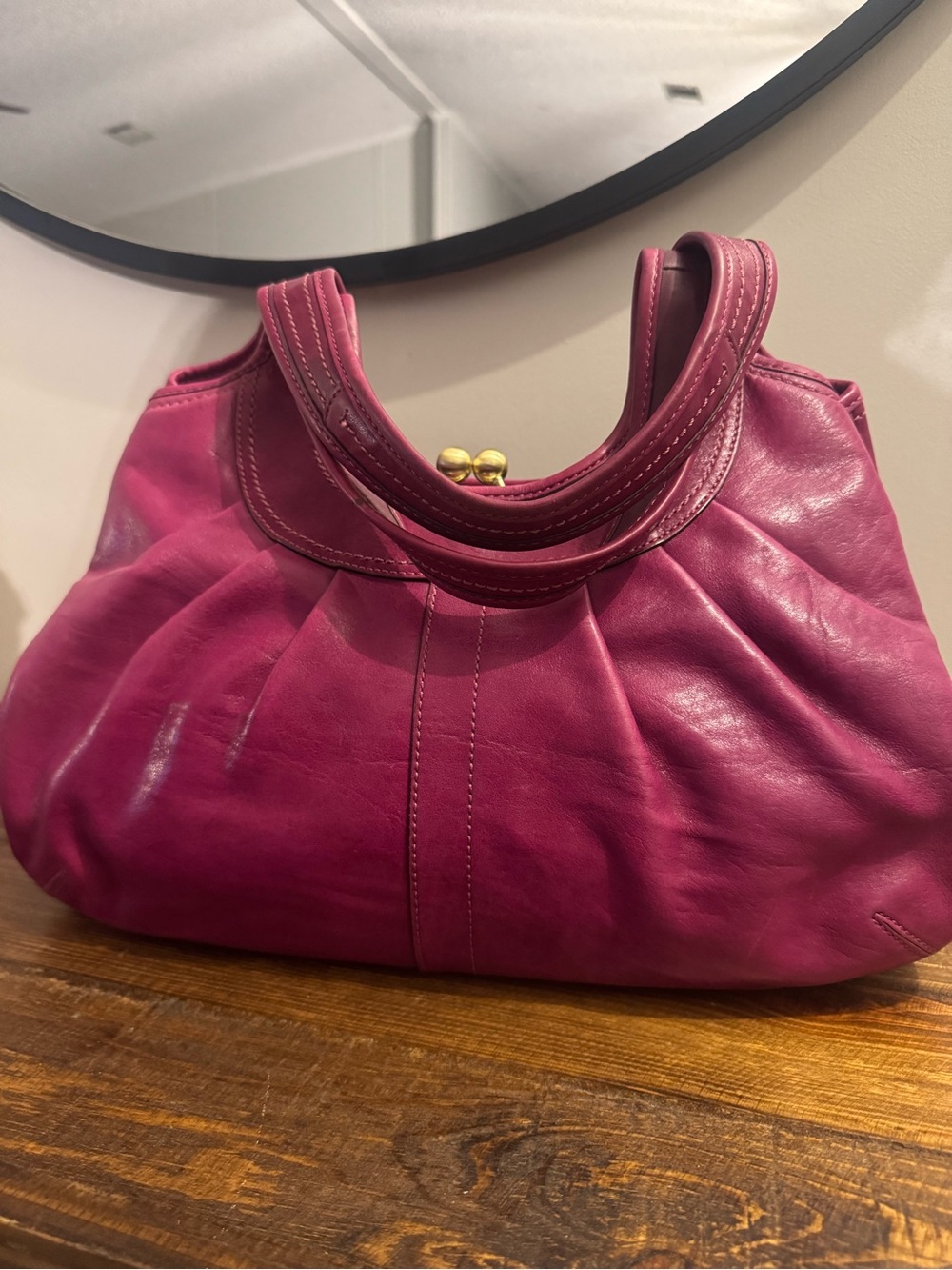 Coach magenta kisslock ergo Y2K - Picture 2 of 7